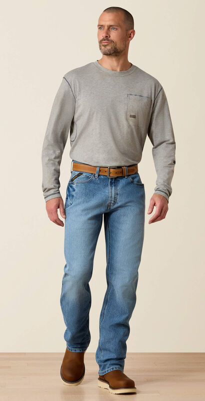 Rebar M4 Relaxed DuraStretch Basic Boot Cut Jean Full
